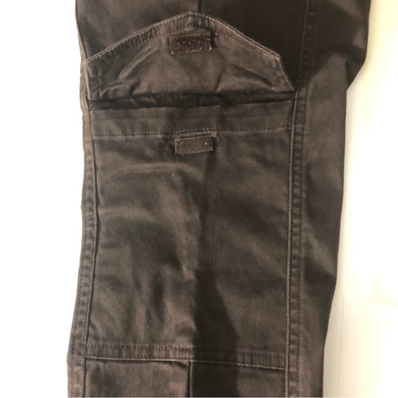 Prana Pants Womens 10 Espresso Brown Elena Cargo Low Rise Straight Leg Hiking - Picture 14 of 16